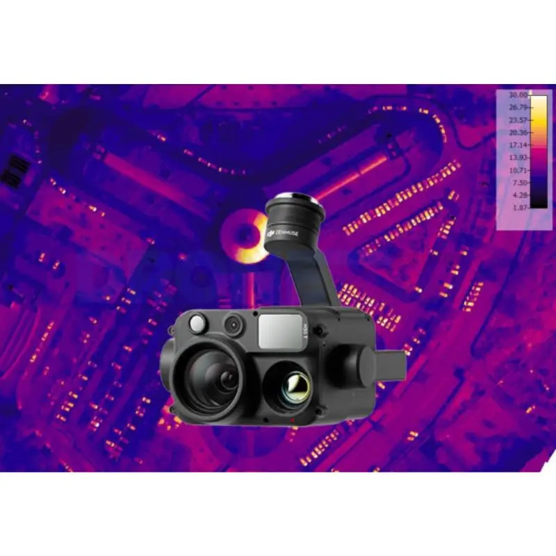 Cámara termográfica DJI Zenmuse H30T con zoom y visión infrarroja para el Matrice 400