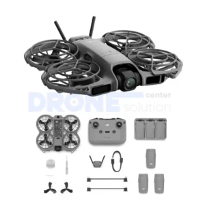 drone dji neo 2 combo con accesorios principales como control remoto y 03 baterias