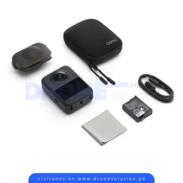 camara dji osmo 360 con accesorios sencillos
