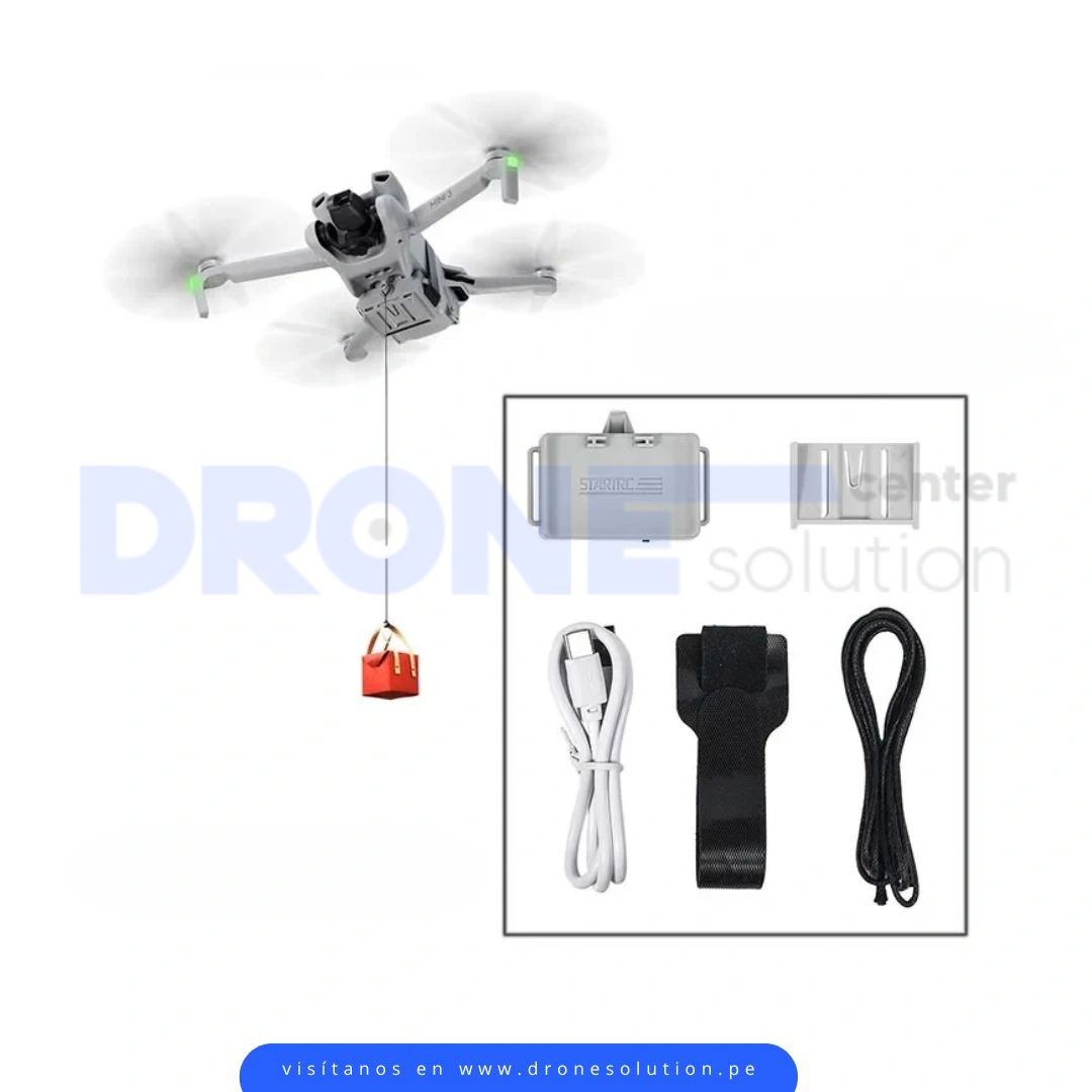 Sistema de lanzamiento de carga útil STARTRC para DJI Mini 3 / Mini 3 Pro / Mini 4K / Mini 2 / Mini 2 SE