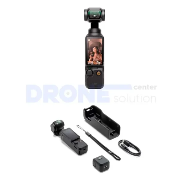 dji osmo pocket 3 con sus accesorios basicos
